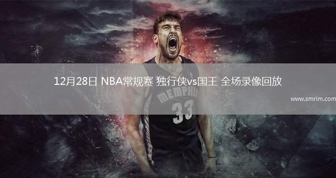 12月28日 NBA常规赛 独行侠vs国王 全场录像回放